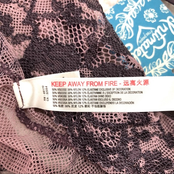 Free People Too Cute To Handle Eggplant Bodysuit - Picture 15 of 16